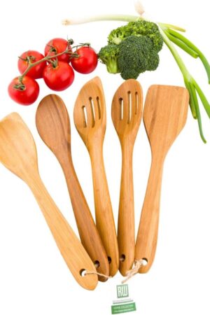 Restaurantware 12 Inch Bamboo Utensils For Cooking
